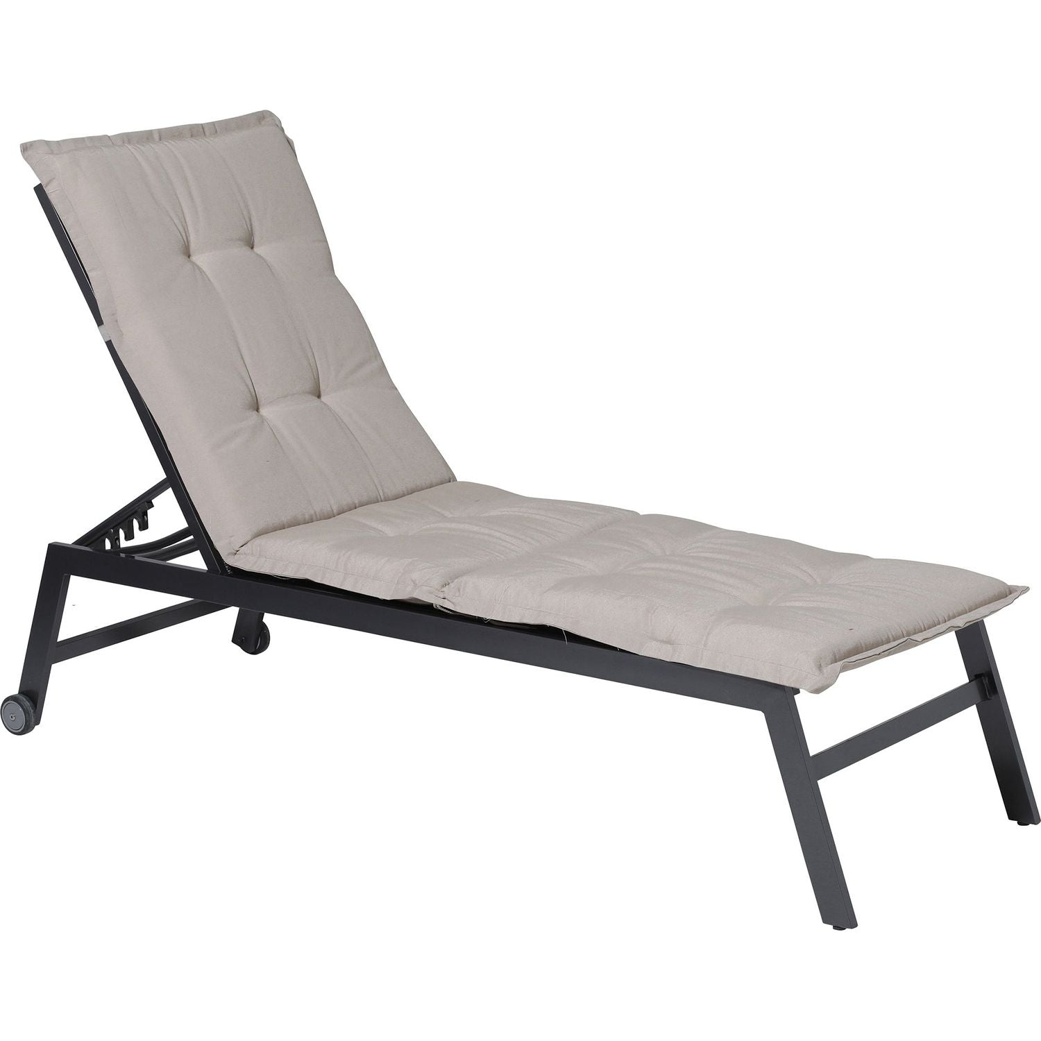 MADISON - Cuscino Lettino Panama Serie Panama Beige 200x60 cm